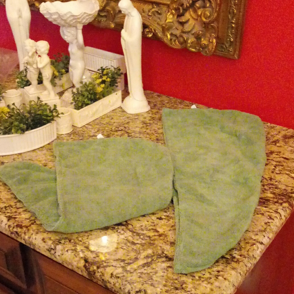 Set of2 Concierge Collection Microfiber Head Towel